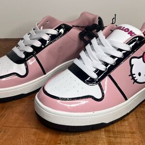 Sanrio Pink and Black Hello Kitty Sneakers